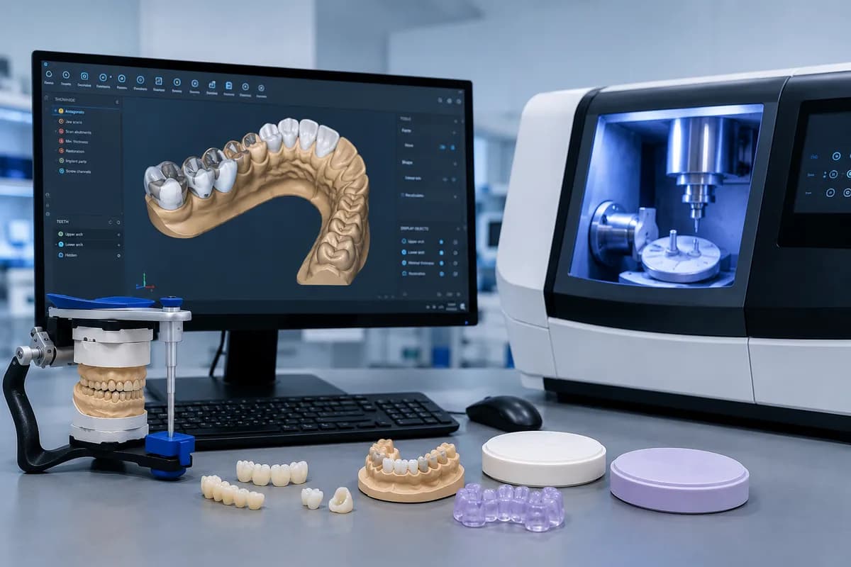 نقش فناوری CAD/CAM در لابراتوار دیجیتال دندانپزشکی