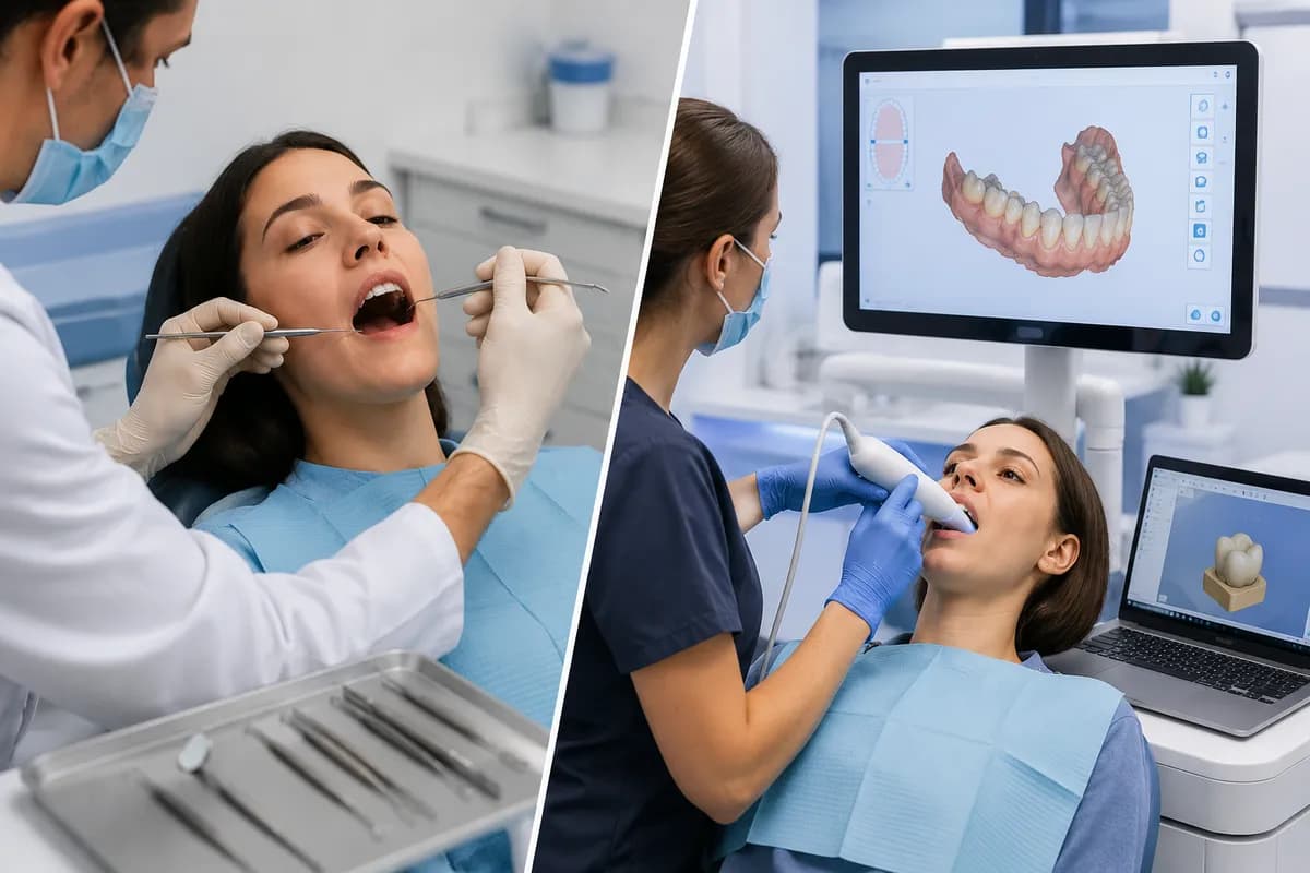 تفاوت دندانپزشکی دیجیتال و سنتی؛ کدام روش دقیقتر است؟