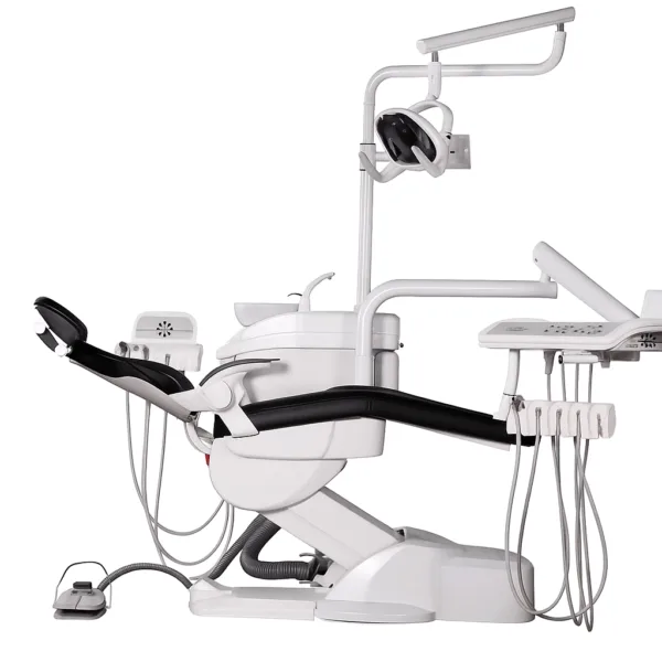 یونیت صندلی وصال گستر طب مدل 5200 (بدنه سفید) شیلنگ از پایین